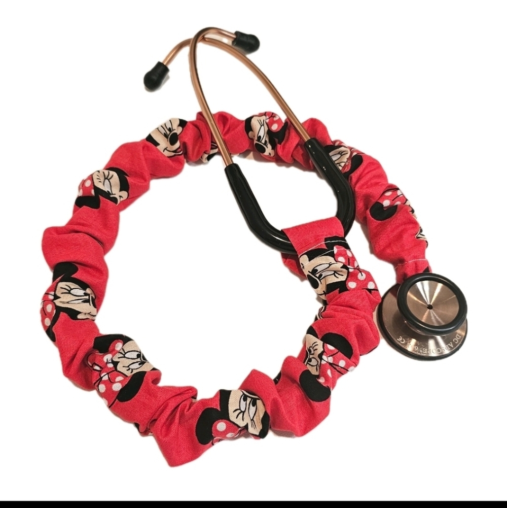 Colorful Disney Mickey Mouse Stethoscope Sleeve: Washable Colorful Cotton Cover - Picture 8 of 11